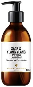 Amphora Aromatics Sage & Ylang Ylang Soothing Liquid Soap 250ml Glass