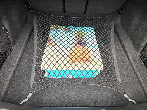 Floor Style Trunk Mesh Cargo Net for BMW 3 Series (G20) 2018-2025 - Premium Trunk Organizers and Storage - Luggage Net for Sedan - Best Car Organizer for BMW 3 Series