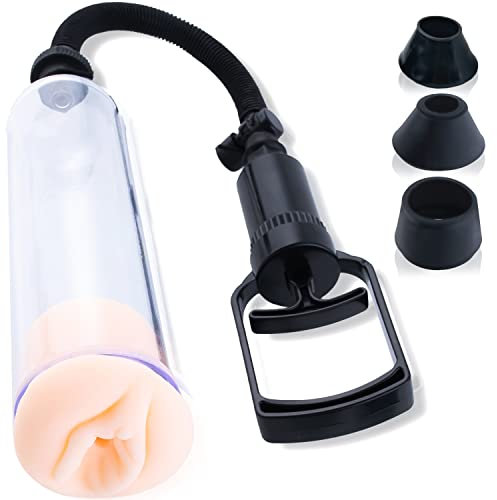 Penis pumpe Masturbator: Sex spielzeug für die männer extrem Penispumpe Vakuumpumpe männer Erektions Pennispumpe für mann Pennispumpen Penis verlängerung Stimulation Potenzmittelm Erektio stark P02-10