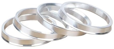 Espaciadores de rueda Juego 4 Anillos Centrado Para Cubo Rueda Aleación Aluminio 56,1 A 67,1, 72,6 A 66,1, 67,1 A 66,1 Y 66,1 A 60,1 Mm Separadores Ruedas(66.1-60.1mm)