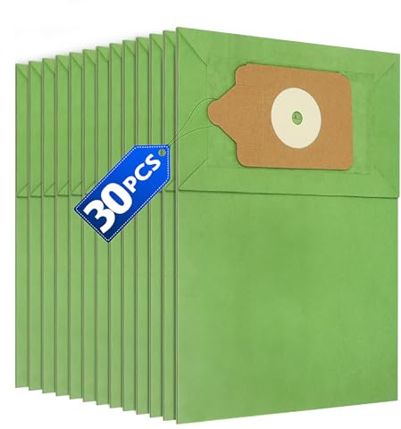 Awinker Pack of 30 Double Layer Paper Hoover Bags Replacement for Numatic Henry Hetty James Harry Henry Xtra Pet Allergy Turbo Micro HVR200 HVC200 JVR225 NV200 NVM 1B