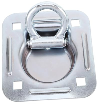 Hemobllo Anelli di Ancoraggio Incassati per Rimorchi e Camper Design a Rilascio Rapido, Lega Resistente e Facile Installazione per Carichi in Magazzino e Veicoli