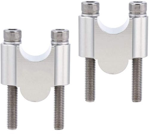 ANCLLO CNC Handlebar Riser Bars Kit 22mm Motorcycle Compatible with ATV Dirt Bike Off Road