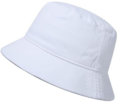 GADIEMKENSD Bucket Hat i 100% bomull UPF 50 solskydd lättvikts packbar - Unisex