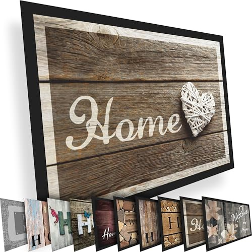 Valia Home Fußmatte - Muchos diseños - Alfombra atrapamugre para Interior y Exterior - Alfombra Antideslizante - Felpudo limpiapies - Diseño Home 40 x 60 cm