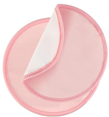 2Pcs Comfortable Soft Castor Oil Breast Pads Relaxing Castor Oil Breast Pack Washable Castor Oil Nursing Pads for Prevent Leakage Castor Oil Breast Pads