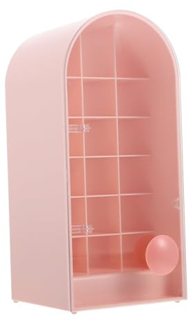 VALICLUD Scatola Espositiva Per Rossetto Organizer Portarossetti Scomparti Per Lucidalabbra e Custodia Per Rossetto Espositore Per Trucco