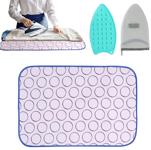 Tapis de Repassage – de Repassage de Table, Tapis à Linge Portable | Conception de Couverture matelassée, protège Meubles, idéale pour salles de, Stations de Soins des vête