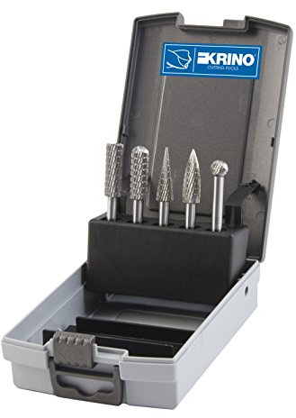 Krino 26008404 - Set Frese Rotative in HSS - 5 Pezzi