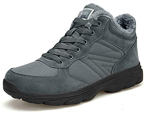 TORISKY Bottes Hiver Neige Imperméable Homme Femme Chaussures de Randonnée Confortable Chaudes 36-46EU(6919-Grey45)