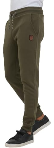 Indicode IDHultop Herren Sweatpants Jogginghose Sporthose Regular Fit, Größe:M, Farbe:Army (600)
