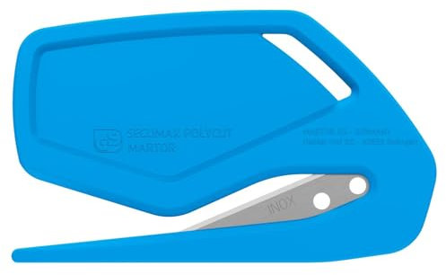 MARTOR Cuchillo de seguridad SECUMAX POLYCUT con HOJA PUNTIAGUDA 185 | 10 pz
