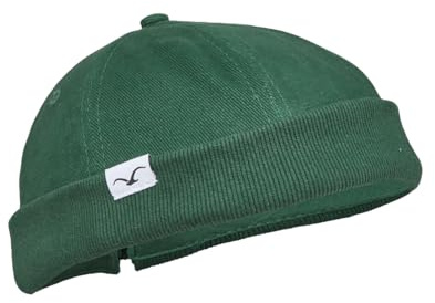 Cleptomanicx Docker Cap Brimless (Evergreen)