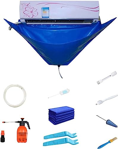 12 pezzi Kit di pulizia del condizionatore d'aria a parete coperchio di pulizia della polvere del condizionatore d'aria pulizia aria condizionata kit pulizia clim Coperchio di pulizia del