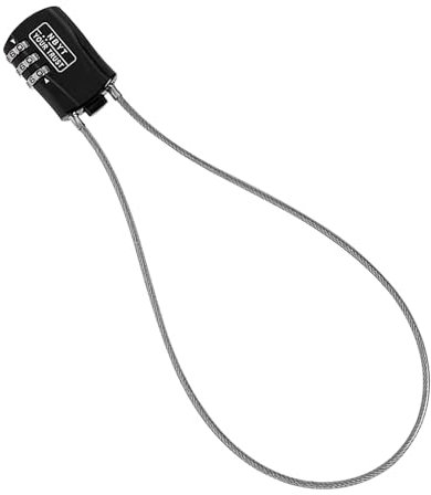 Cable Lock for Bicycles - 1Pcs Digital Combination Security Lock, PVC Coated, Anti-Theft Combination Lock, Helmet Lock, Theft Protection for Bikes, Scooters & More