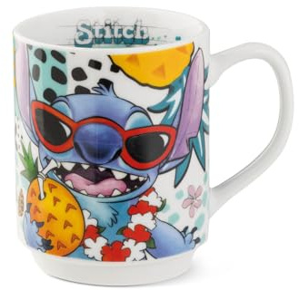 Egan Mug Impilabile Stitch Bianco Ml.350