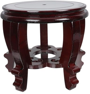 SEWOART Fond D'aquarium Colonne Montante Réservoirs De Poisson Haut Supports D'aquarium Support D'aquarium des Stands Aquarium avec Support Trépied Grand Aquarium De Tortues en Bois Brown