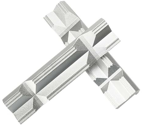 1 paio di ganasce per morsa in lega di alluminio con chiusura magnetica da 125 mm, morbide protezioni per la lavorazione del legno, fai da te, idraulica (12,7 cm)