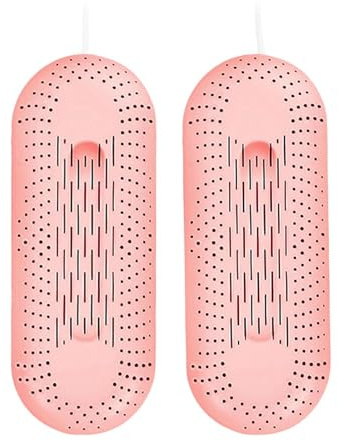 Pegciuho Sèche-chaussures électrique, Chauffant, Séchant, Robuste, Compact, Idéal pour Les Bottes, Les Bottes de Neige et Les Chaussures de Sport, Parfait pour, Rose