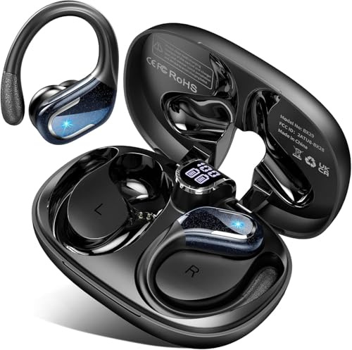 Ltinist Cuffie Bluetooth 5.4 Sport, Auricolari Bluetooth 75 Ore HiFi Stereo