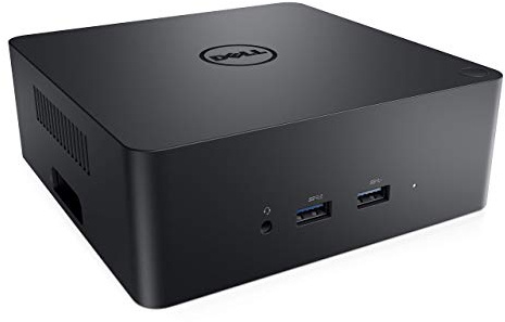 Dell Dual USB-C Thunderbolt Dock TB18DC 240W - Docking Station (Refurbished) Black