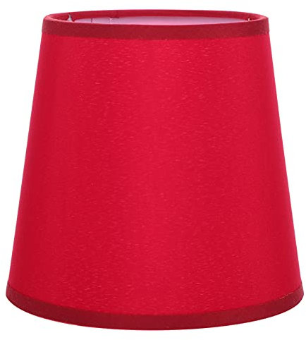 SOLUSTRE Lampenschirm Aus Stoff Barrel Lampenschirme Stoffclip An Hellen Farbtönen Antikes Lampendekor Kronleuchter Lampenschirm Lichtabdeckung Für Tischlampe Gittergewebe Beleuchtung