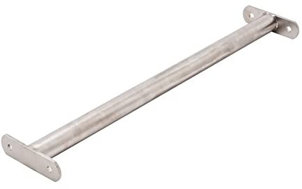 TRIBECCO® Barre de gymnastique en métal - 90 cm - Acier inoxydable