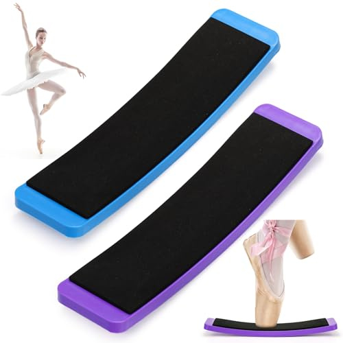 Goaste Paquete de 2 tablas giratorias para bailarines, ballet, patinaje artístico, tablas de giro profesionales para patinadores de hielo, gimnastas y animadoras para mejorar las habilidades de giro,