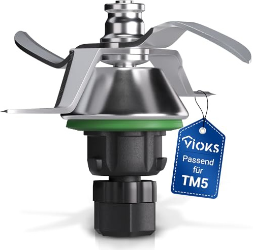 VIOKS Lama di ricambio per Vоrwerk Thеrmomix TM5 Lama - Lama di ricambio in acciaio inox SUS420 Accessorio per robot da cucina TM5
