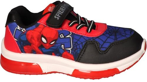 CERDÁ LIFE'S LITTLE MOMENTS | Deportiva Spiderman Niños con Luces LED Interactivas Spiderman Suela PVC - Deportiva Luces Spiderman Ajuste Cómodo y Resistente