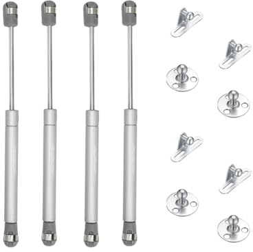 Kellegour 4 Piezas Amortiguadores de Gas,Pistones a Gas,Amortiguador Puertas Elevables,Muebles de Cocina Elevación Neumática,Hidráulico Muebles Cocina,para Armarios,Cajas de Almacenamiento,300N