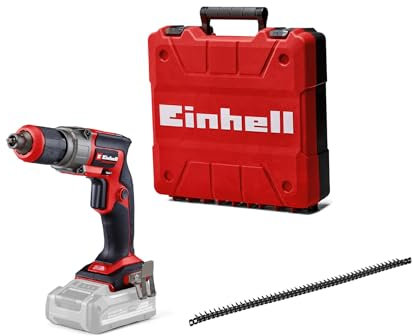 Einhell Professional Akku-Trockenbauschrauber TP-DY 18 Li BL-Solo Power X-Change (18 V, Brushless, Tiefenanschlag, Dauerbetrieb, inkl. Bit + Schraubengurte, ohne Akku)