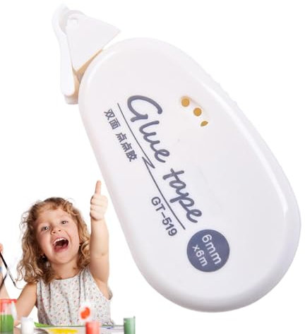 Rullo A Doppio Lato - Nastro A Doppia Faccia, Nastro A Rullo A Doppia Faccia | Rullo Di Colla A Doppio Lato Con Rullo Di Distribuzione A Scomparsa, Rullo A Nastro Adesivo Per Scrapbooking, Taccuino, L