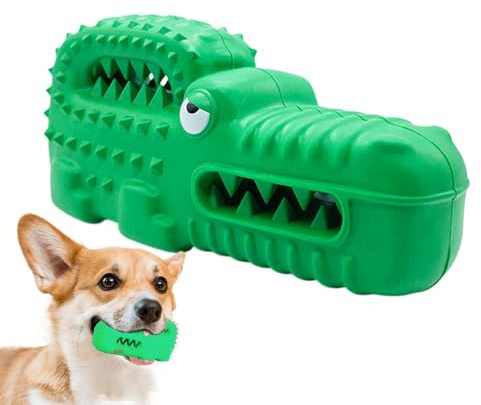 Alligator Dog Toy Rubber, hundleksaker alligatorgummi - leksaker för att