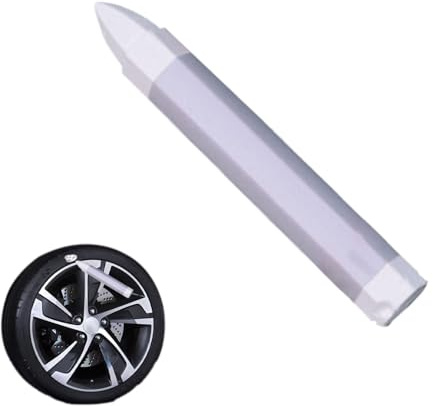 Set De Lápiz De Pintura De Neumáticos - Marcador De Automóvil A Base De Aceite, Herramienta De Letras A Prueba De Lluvia | Kit De Decoración De La Rueda Automotriz, Colección Amarilla Blanca Con Una F