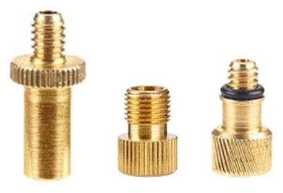 CUVZORA Conjunto de adaptadores de válvula incluye un extensor de válvula de 140 mm y un extractor de válvula, 3 adaptadores para válvulas de coche, válvulas Dunlop y válvulas francesas Accesorios