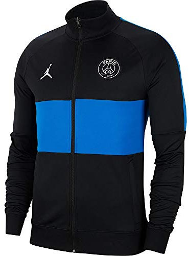 Nike Herren PSG M NK Dry ACD TRK JKT K Sport Jacket, Black/Hyper Cobalt/Hyper Cobalt/(White) (no Sponsor-plyr), S