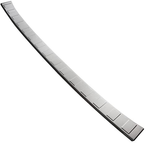 Aroba AR1281R-BR - Protector de borde de carga (extralargo, 132 cm, compatible con Renault Kangoo a partir de año de fabricación 5.2021), acero inoxidable cepillado