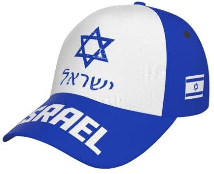Baseballkappe Israel David Star Baseball Cap Outdoor Capatmungsaktive Mütze Baumwolle Freizeit Basecap Für Reisen, Golf, Running