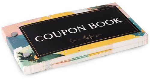 Dastimasco Blank Coupon Book – 30 Blank Fill-In Coupons for All Occasions, DIY Personalized Coupon Book, A Fun Birthday or Christmas Gift for Boyfriend Wife Husband Girlfriend Best Friend