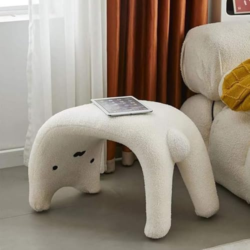 Generisch Frisierstuhl, Schminkstuhl, Frisierhocker, süßer Katzen-Schminkzimmer-Fußstützen-Schminkhocker Ottomane für Frauen und Mädchen, geeignet für Wohnzimmer, Schlafzimmer, Flureingang (