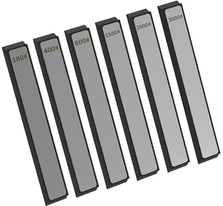 Juego completo de piedras de afilar de grano 180/400/1500/3000 con piedra de afilar con base antideslizante