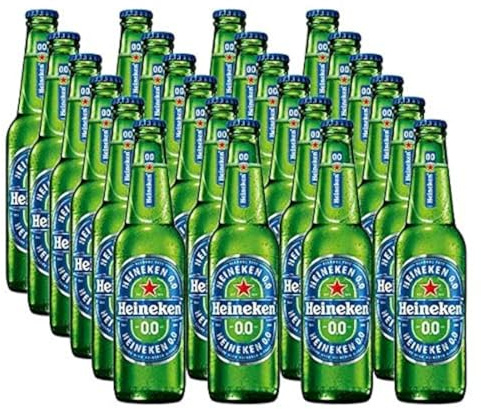 Heineken 0.0 Alcohol Free Beer Cans, 24x330 ml