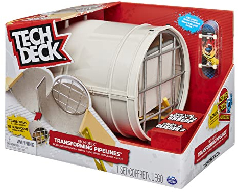 Tech Deck, Transforming Pipelines, Set da gioco modulare Skatepark e tastiera esclusiva