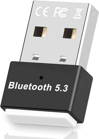 Adattatore Bluetooth USB 5.3 Chiavetta per PC Dongle EDR USB per Desktop, Laptop, Cuffie, Tastiera, Mouse, Stereo, compatibile Windows 11/10/8.1/7