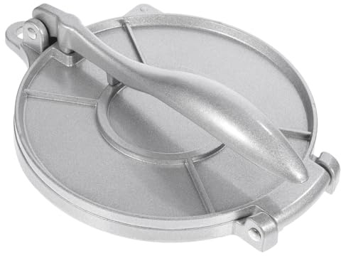 VERDANVERSE Máquina Para Hacer Tortillas y Prensa De Masa 20 Cm Aleación De Aluminio Distribución Uniforme Resistente Para Cocina Casera Multiusos