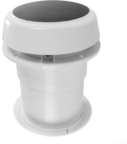 Ventilateur de toit solaire 12 V pour remorques et camping-cars avec moteur silencieux et ventilation continue pour une meilleure circulation de l'air