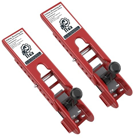Siding Installation Tools, Siding Mounting Kit, Compatible with 5/16-Inch Fiber Cement, Gauge Tool with Adjustable Reveals, Polycarbonate Body (Red, 5/16-inch)