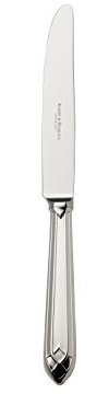 Robbe & Berking Cuchillo de postre Arcade (chapado macizo en plata con 150 g)
