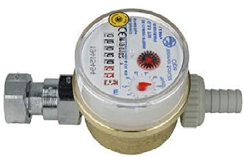 Zapfhahnzähler ZAK, inkl. Eichgebühr Qn 1,5m³/h - G 3/4 - 8